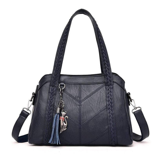 Soft Leather Luxury handbags Women bags Designer Tassel Crossbody Shoulder Bags For Women