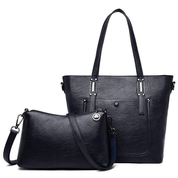 Women Leather Handbags 2 Set Women Messenger Bags Designer Crossbody Bag Women Bolsa