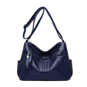 Soft Leather Zipper Luxury Handbags Women Bags Designer Female Shoulder Crossbody Bags