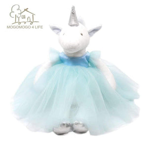 Luxury Mogo Handmade Plush Unicorn Toy Ballerina Unicorn Doll Princess Unicorn Doll Super Golden Horn Horse Stuffed Animals