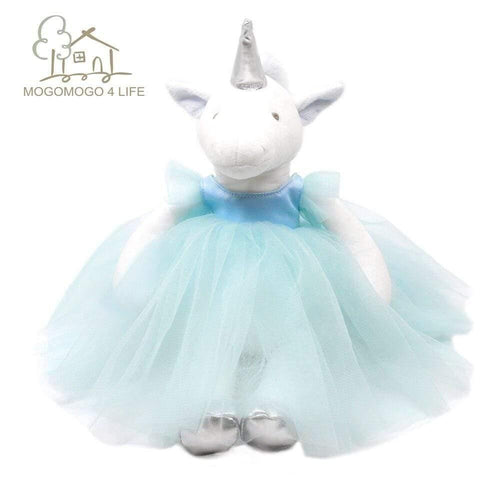 Luxury Mogo Handmade Plush Unicorn Toy Ballerina Unicorn Doll Princess Unicorn Doll Super Golden Horn Horse Stuffed Animals