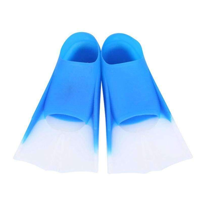 Planet Gates Blue 35-36 Quality Swimming Fins Silicone Diving Fins Long Flippers Scuba Snorkel Swim Fins Shoes for Child Adults Swim Shoes Dropship