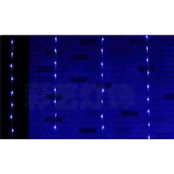 Planet Gates Blue 3x3M 320LED Waterfall Waterproof Meteor Shower Rain LED String Lights For Holiday Light Wedding Xmas Christimas Party Decor