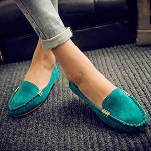 Planet Gates Blue / 4.5 Hot Sale 2016 Summer Woman Flats New Fashion Pure Color Wild Concise Flat Casual Shoes Round Toe Comfortable Female Shoes aDT81