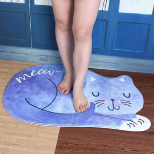 Planet Gates Blue / 40X60CM Bathroom Mat Tea Table Bibulous Antiskid False Sleeping Cat Washable Kitchen Rug Bath Mat Bathroom Products Rug Doormat
