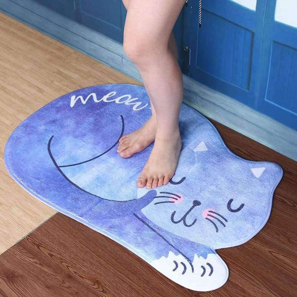Planet Gates Blue / 40X60CM Bathroom Mat Tea Table Bibulous Antiskid False Sleeping Cat Washable Kitchen Rug Bath Mat Bathroom Products Rug Doormat