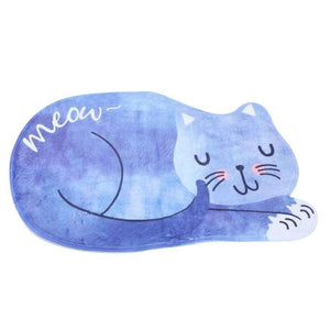 Planet Gates Blue / 40X60CM Bathroom Mat Tea Table Bibulous Antiskid False Sleeping Cat Washable Kitchen Rug Bath Mat Bathroom Products Rug Doormat