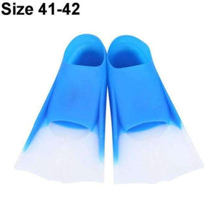 Planet Gates Blue 41-42 Quality Swimming Fins Silicone Diving Fins Long Flippers Scuba Snorkel Swim Fins Shoes for Child Adults Swim Shoes Dropship
