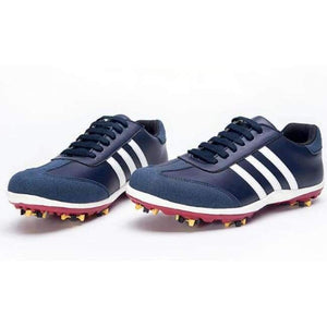 Planet Gates Blue / 41 New Mens Golf Sports Shoes Light & Breathable waterproof removable spikes non-slip men microfiber leather sneakers