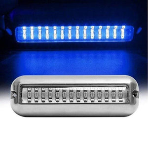 50W Stainless Steel Fishing Boat LED Underwater Pontoon Ocean Ship Beam Yacht Stern Fishing Flood Night Light Pool Accessories