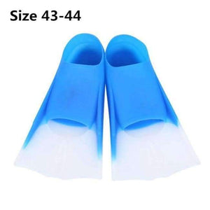 Planet Gates Blue 43-44 Quality Swimming Fins Silicone Diving Fins Long Flippers Scuba Snorkel Swim Fins Shoes for Child Adults Swim Shoes Dropship