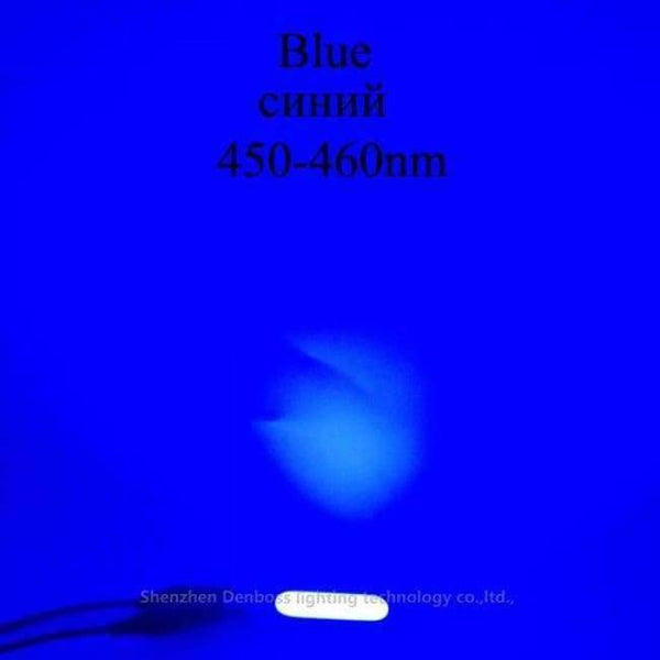 Planet Gates Blue 450-460nm / 20W 140x50mm [ALLCOB] MIX DC 12V 2w-200w led cob lamp light emitting diode panel round cob for DIY car bulb cob led bar strip chip source