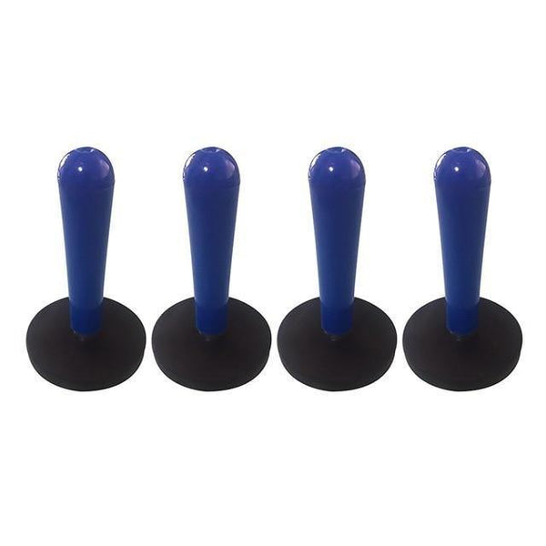 Planet Gates Blue 4pcs 3D Carbon Fiber Car Foil Magnet Holder Vinyl Film Car Wrap Tool Magnetic Application Tool Auto Car Fix Install Tools