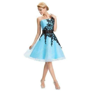 Planet Gates blue 5 / 2 Bridesmaid Dresses  Grace Karin royal blue Lace One shoulder Wedding Party Gowns Cheap Short Bridesmaid Dresses under 50