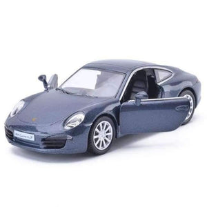 Planet Gates Blue 5" High Simulation Toy Vehicles Diecast Metal Alloy Car Model For Porsche 911 Carrera S Model Cars Toy Vehicles For Kids