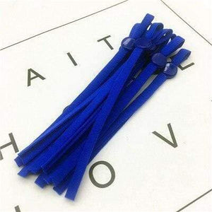 Planet Gates blue / 5mm / 20pcs 100Pcs Mask Sewing Elastic Band Cord With Adjustable Buckle Stretchy Mask Earloop Lanyard Earmuff Rope DIY Making Supplies