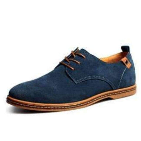 Planet Gates Blue / 6.5 2018 fashion men casual shoes new spring men flats lace up male suede oxfords men leather shoes zapatillas hombre size 38-48