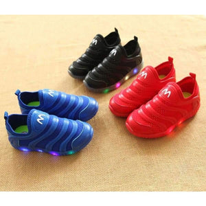 Planet Gates Blue / 6.5 Fashion colorful lighted children shoes LED Lovely Cool New brand Cool kids sneakers casual  baby boys girls shoes