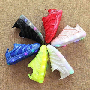 Planet Gates Blue / 6.5 Fashion colorful lighted children shoes LED Lovely Cool New brand Cool kids sneakers casual  baby boys girls shoes