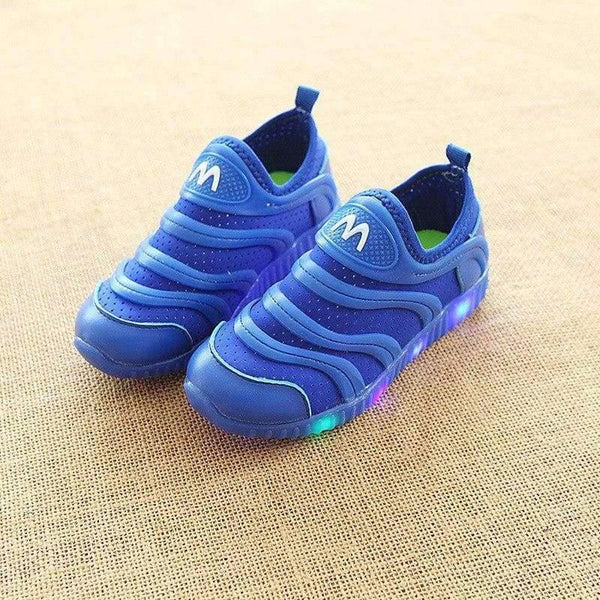 Planet Gates Blue / 6.5 Fashion colorful lighted children shoes LED Lovely Cool New brand Cool kids sneakers casual  baby boys girls shoes
