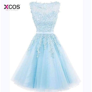 Planet Gates Blue / 6 Line Chiffon Dark Purple Short 2017 Modest Party Wedding Prom Gowns Bridesmaid Dresses Robe De Mariage 2017