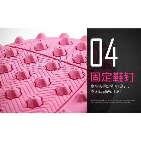 Planet Gates Blue / 6 Women Rubber Sale Limited Summer New! Pgm Golf Female Models Ultra-light Breathable Mesh Shoes Design Fixed Staple 3d Groo