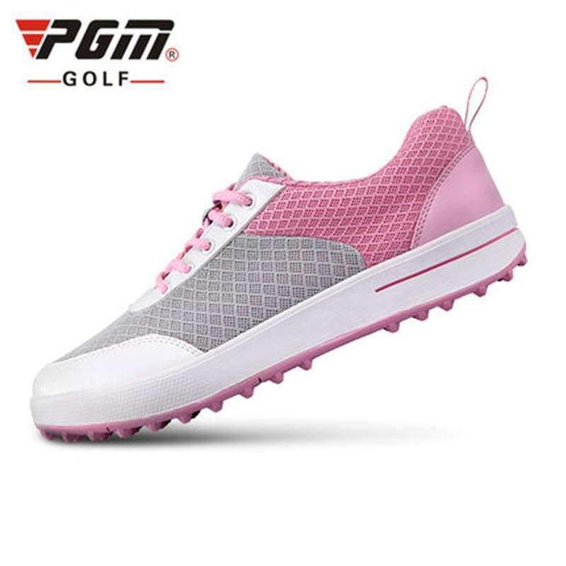 Planet Gates Blue / 6 Women Rubber Sale Limited Summer New! Pgm Golf Female Models Ultra-light Breathable Mesh Shoes Design Fixed Staple 3d Groo