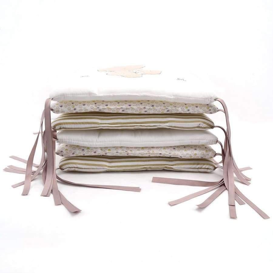 Planet Gates Blue 6Pcs/Lot Baby Bed Protector Crib Bumper Pads Baby Bed Bumper in the Crib Cot Bumper Safety Cotton Blend Baby Bedding Set Rail