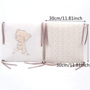 Planet Gates Blue 6Pcs/Lot Baby Bed Protector Crib Bumper Pads Baby Bed Bumper in the Crib Cot Bumper Safety Cotton Blend Baby Bedding Set Rail