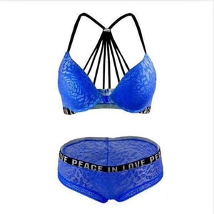 Women fitness workout sexy underwear lounge underwear women bra set patchwork sexy bra vs pink black blue lingerie