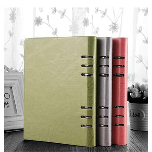 Planet Gates blue / A5 A5 Dokibook Spiral Notebook Leather Cover Organizer Writing Pads LOGO Customized Notebooks And Agenda Planner Journal Book