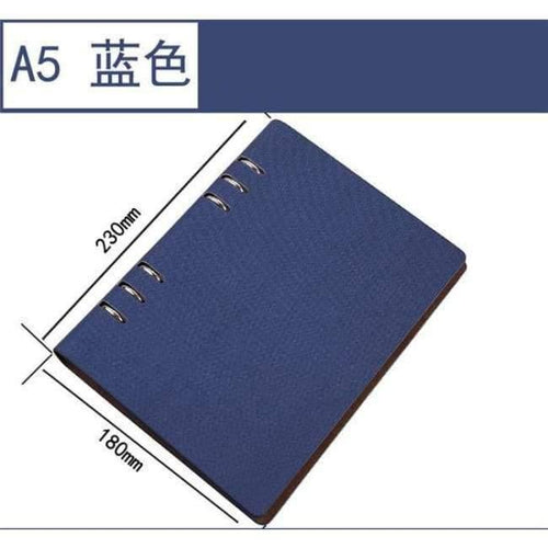 Planet Gates blue / A5 A5 Dokibook Spiral Notebook Leather Cover Organizer Writing Pads LOGO Customized Notebooks And Agenda Planner Journal Book