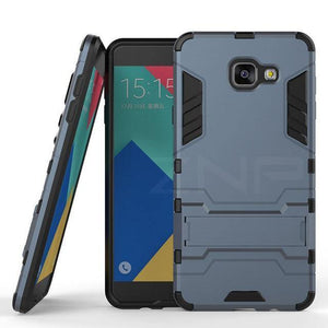 Planet Gates Blue / A8 Plus 2018 ZNP Shockproof Holder Protective Phone Case For Samsung Galaxy A3 A5 A7 J5 J7 2016 2017 Cover For Samsung A8 Plus 2018 Case Capa