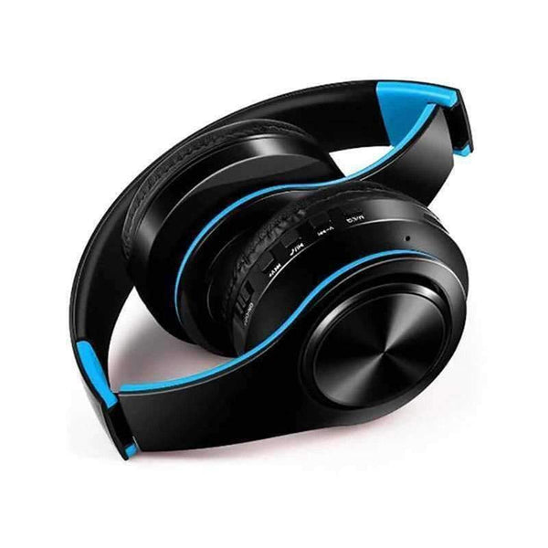 Planet Gates blue add black Fashion Wireless Headphones Bluetooth Headset  Headphone Earbuds Earphones With Microphone For PC mobile phone music