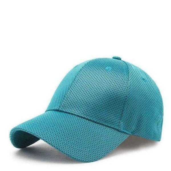 Planet Gates blue / Adjustable 2018 Solid Summer Baseball Cap Men Snapback Women Quick Dry Mesh Cap Breathable Sun Hat Bone Masculino Trucker Cap