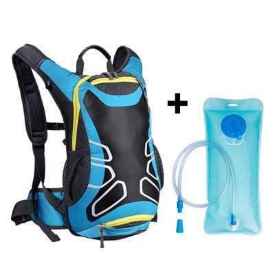 Planet Gates Blue and water bag Bicycle Bag Shoulder Backpack Ultralight Sport Riding MTB Hydration Backpack 15L Bike Bicycle Cycling Backpack