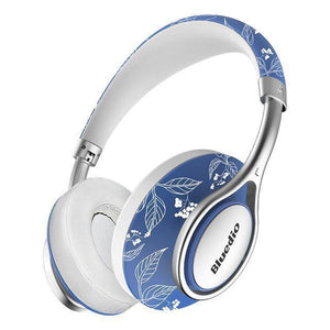 Planet Gates blue and white china / China Bluedio A2 Bluetooth Headphones/Headset Fashionable Wireless Headphones for phones and music