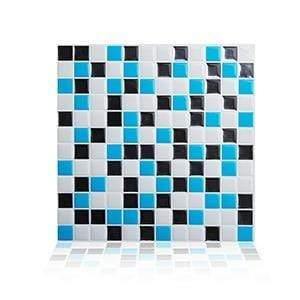 Kitchen Bathroom 3D Waterproof Self Adhesive Mosaic Wall Decal Cabinet Sticker Peel and Stick Backsplash Vinyl Tiles