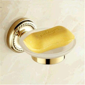 Planet Gates Blue Antique Gold Brass Carved Bath Decoration Polished Bathroom Accessories Mounting Bath Hardware Set Bathroom Products