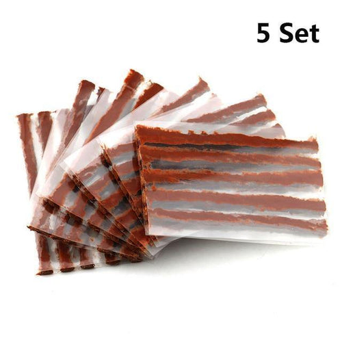 Planet Gates Blue Auto Tire Repair Kit Car Van Motorcycle Bike Tire Repair Tools Emergency Heavy Duty Tubeless Tire Puncture Repair Kit Plug Se