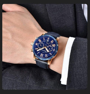 Planet Gates Blue B Watches Men Luxury Brand Quartz Watch Fashion Chronograph Sport Reloj Hombre Clock Male hour relogio Masculino