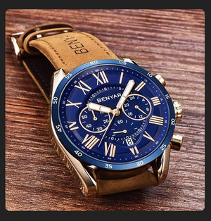 Planet Gates Blue B Watches Men Luxury Brand Quartz Watch Fashion Chronograph Sport Reloj Hombre Clock Male hour relogio Masculino