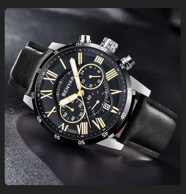 Planet Gates Blue B Watches Men Luxury Brand Quartz Watch Fashion Chronograph Sport Reloj Hombre Clock Male hour relogio Masculino