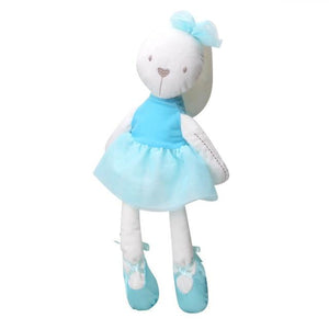 Planet Gates blue ballet rabbit New Style Plush Stuffed Cute Appease Rabbit Bear Animal Toys Infant Baby Comfort Dolls For Children Kids Birthday Pretty Gift