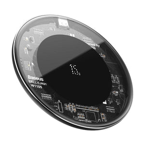 Baseus 15W Qi Wireless Charger for iPhone X/XS Max XR 8 Plus Visible Element Wireless Charging pad for Samsung S9 S10+ Note 9 10