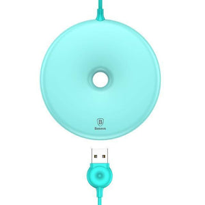 Planet Gates blue Baseus Donut Wireless Charger For iPhone X 8 Samsung Note8 S8 S9 S9+ S7 15W Wireless Qi Quick Charging Charger For Mobile Phone