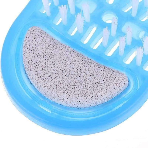Planet Gates Blue Bathroom Products Easy Plastic Bath Massager Slippers Pumice Stone Foot Scrubber Bathroom Shower Brush Foot Cleaning Brush
