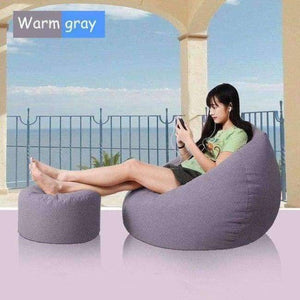Planet Gates Blue Bean Bag Chair Cover For Livingroom Bedroom Balcony Tatami Single Window Air Beanbag Home Furniture without Filling Beanbag Beds