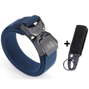 Jeans Belt For Men Aluminum Alloy Pluggable Buckle Training Tactical Belts Comfortable High Quality Male Belt Hunting