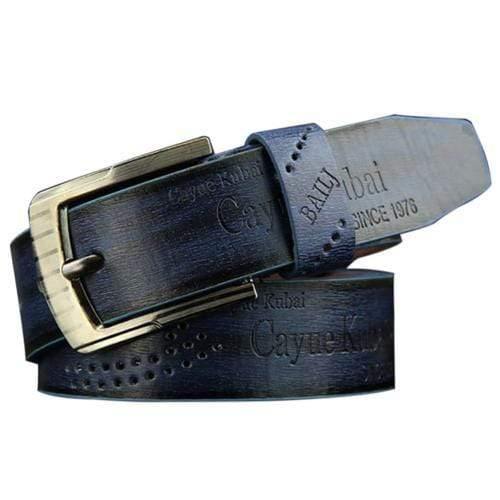Belt Waist Leather Man Belts Hot Men Casual Faux Leather Hollow Waistband Waist Belt Business Gift